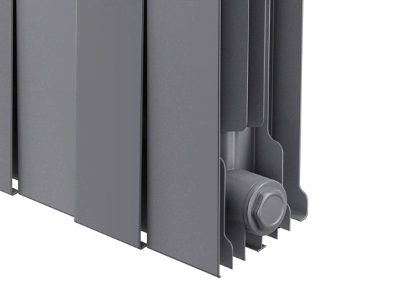 Биметаллический радиатор отопления Royal Thermo PianoForte 300 20 секций Silver Satin