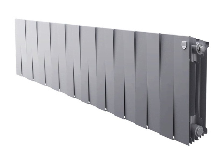 Биметаллический радиатор отопления Royal Thermo PianoForte 300 20 секций Silver Satin