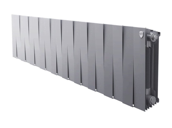 Биметаллический радиатор отопления Royal Thermo PianoForte 300 20 секций Silver Satin