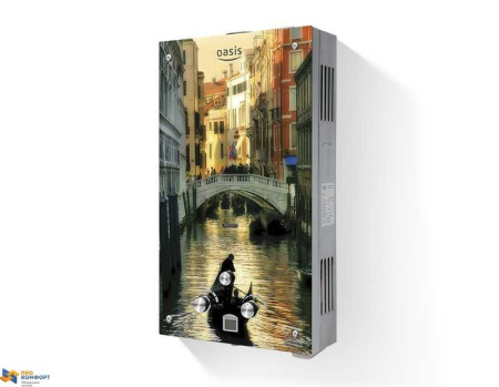 Водонагреватель проточный газовый Oasis Glass 20TG